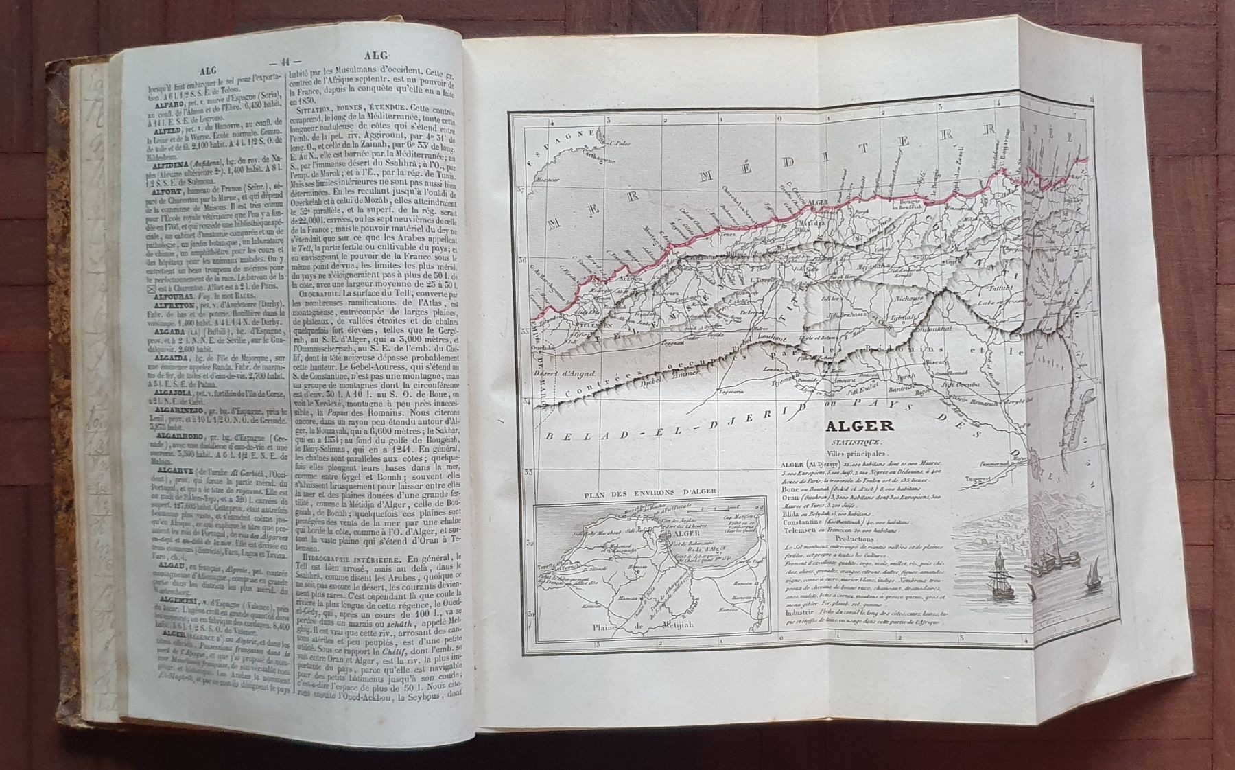 Libri: Buch 1840 - Geographie DOMENY – Usato da Kreuzlingen venduto da Rschweiz1 2