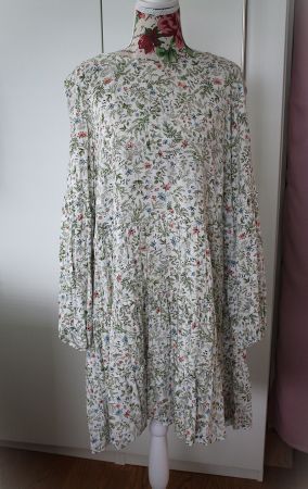Kleid Blumen  im Retro-Style Boho VINTAGE Tunika