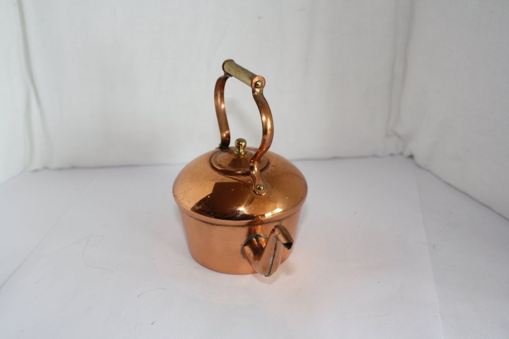 Teiere: Wasserkessel Miniatur aus Kupfer – Usato da Blauen venduto da Harry1363 1