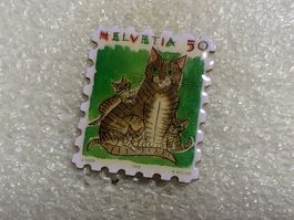Ansteckpin 242: Briefmarke Helvetia