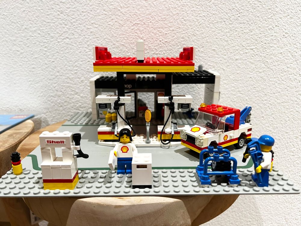 Lego 6378 Shell Tankstelle 1986 rare vintage city legoland (Gebraucht ...