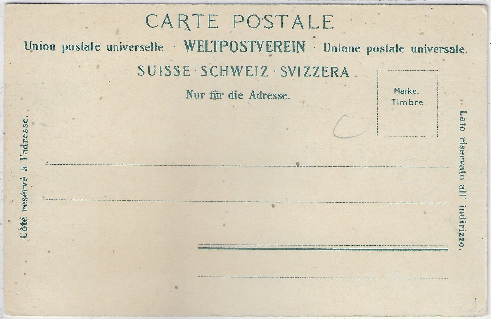 Cartoline postali: Luzern vom Gütsch gesehen – Usato da Ettingen venduto da Kartenplanet 1
