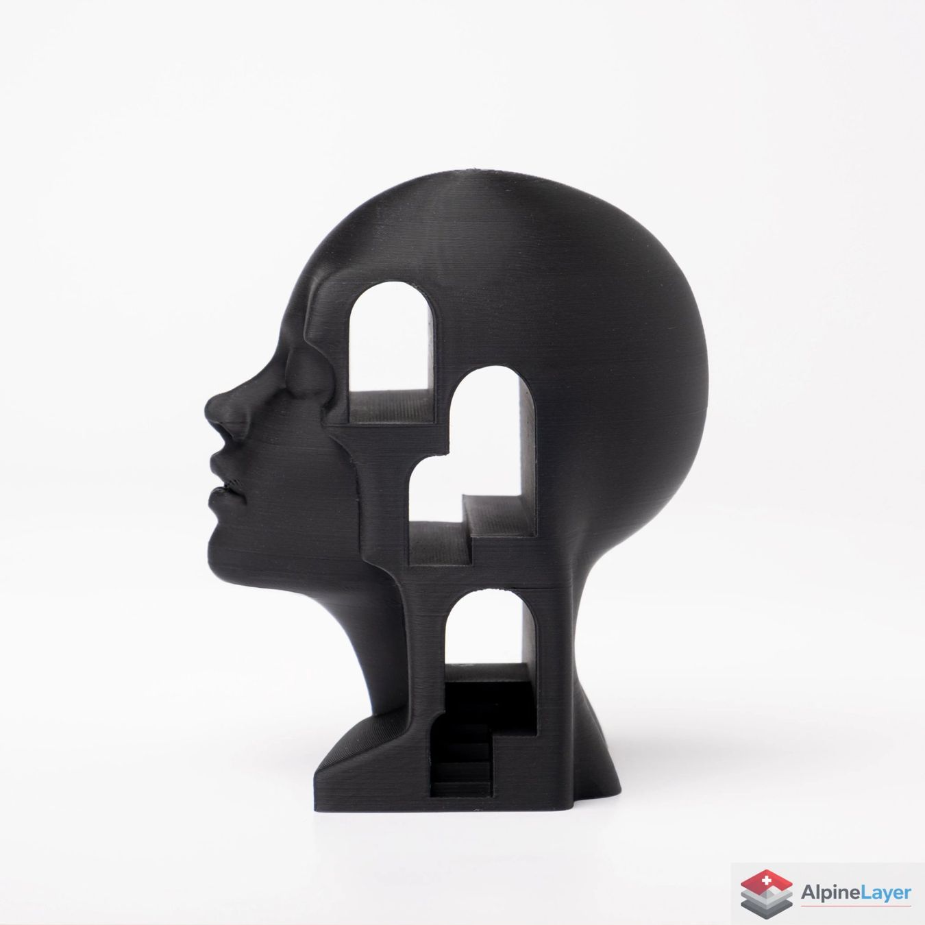 Sculptures & Statues: Surreal Architectural Female Bust Sculpture - 3D Printed – Neuf (Voir description) à Losone par AlpineLayer 1