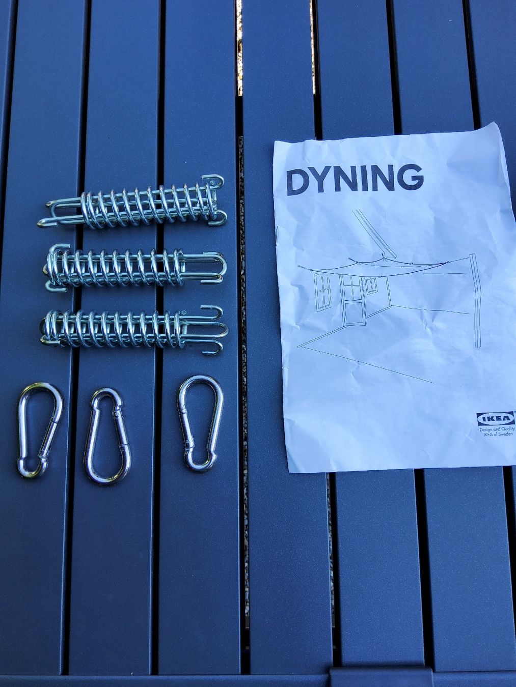 Ikea DYNING Sonnensegel, neuwertig, komplett, 415cm (Gebraucht) in Wattwil  fr CHF 21  mit Lieferung auf Ricardo kaufen