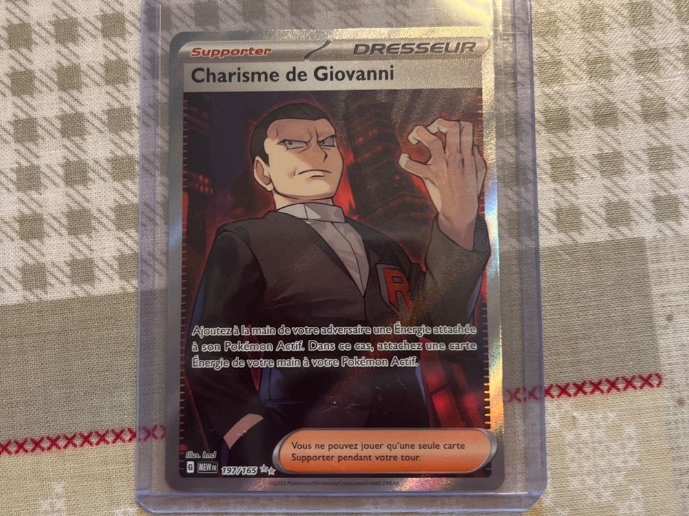 Pokémon 151 fr Charisme de Giovanni 197/165 Kaufen auf Ricardo