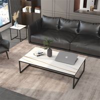 Couchtisch Monza Platinum-White 2er-Set NEU