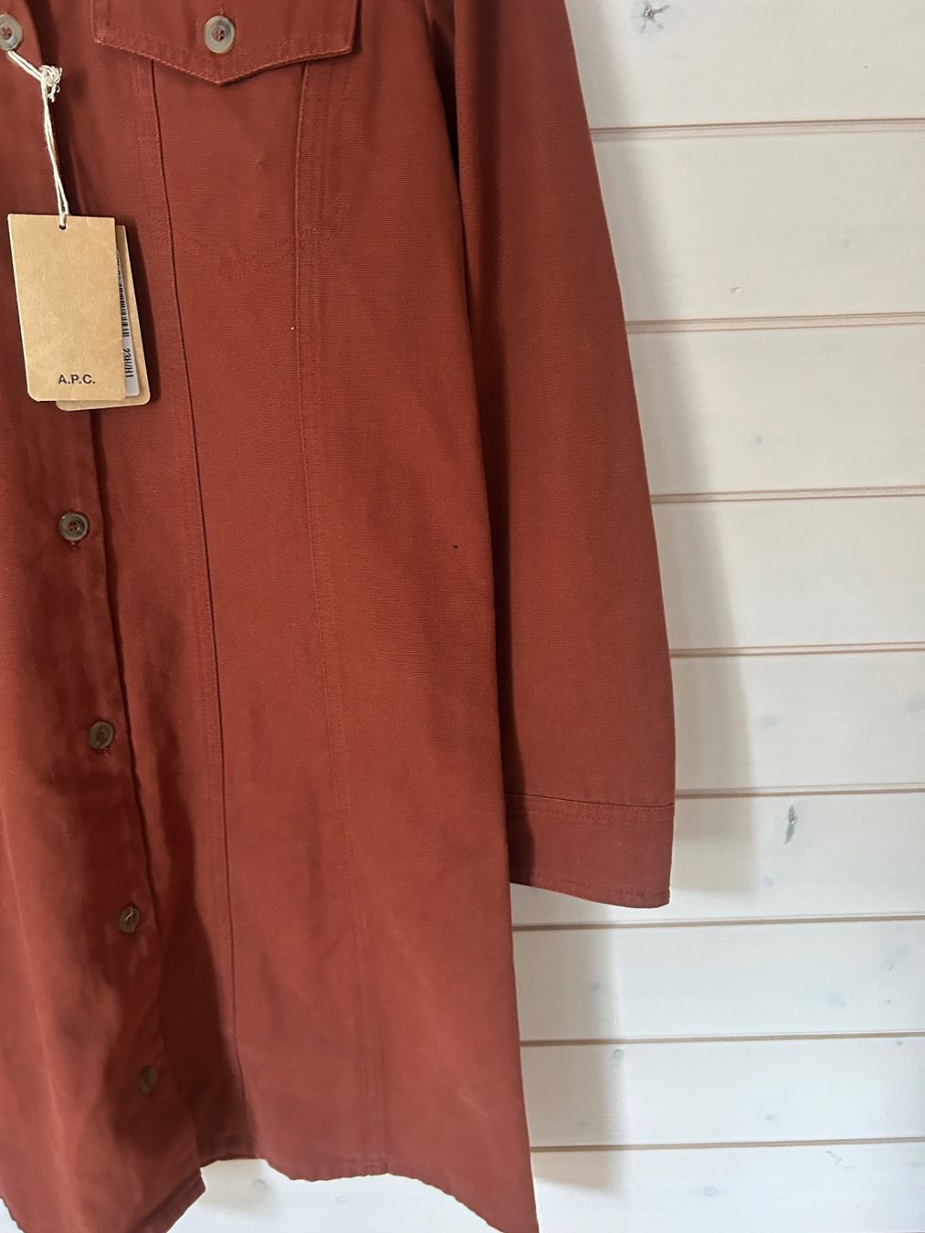 Vestiti: A.P.C. Kleid Alpine Brique – Gr. 34 – Nuovo e nell'imballaggio originale da Illnau venduto da Monkky 7