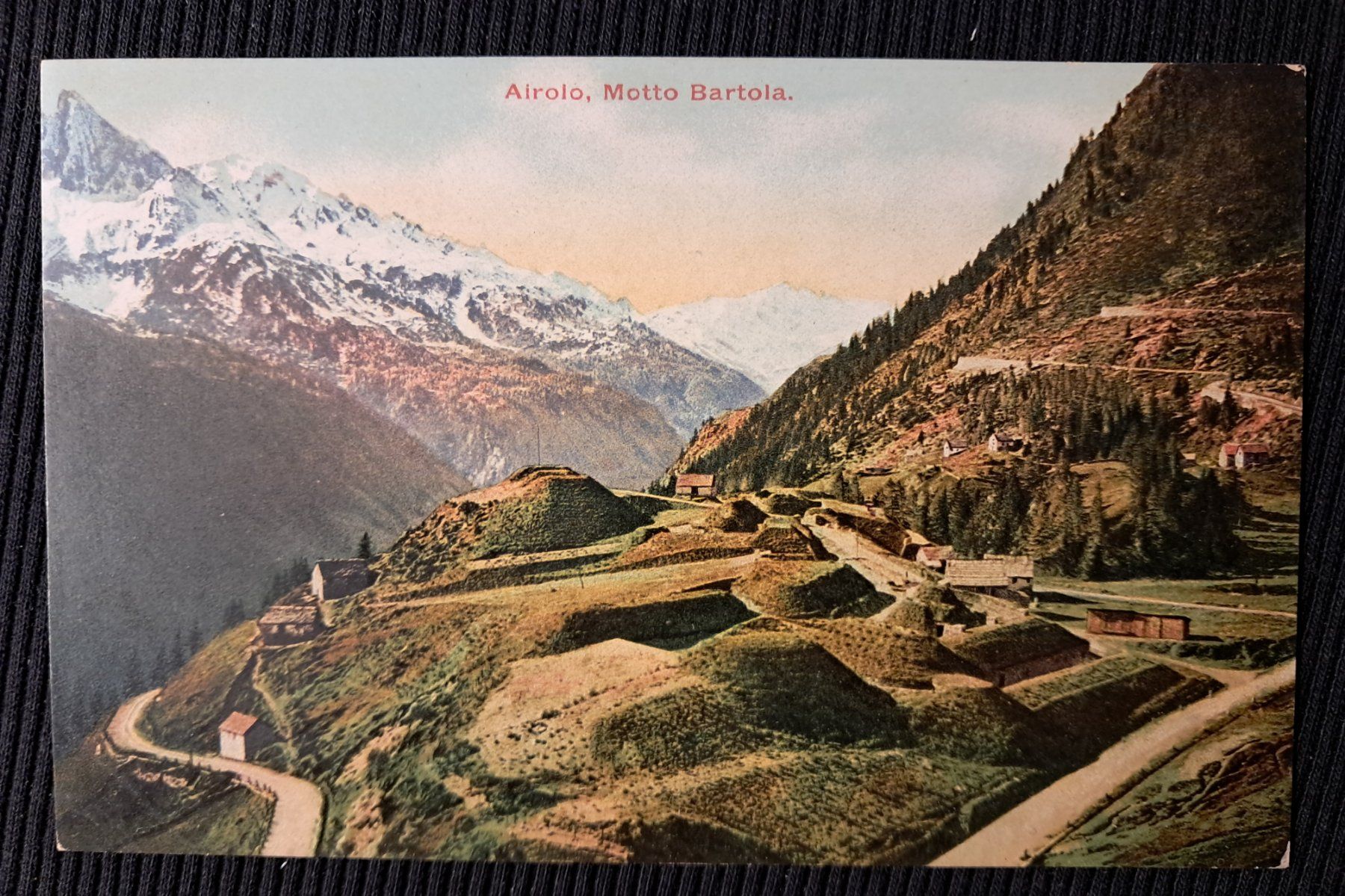 Cartoline postali: AIROLO - MOTTO BARTOLA – Usato da Ponto Valentino venduto da giorgia06