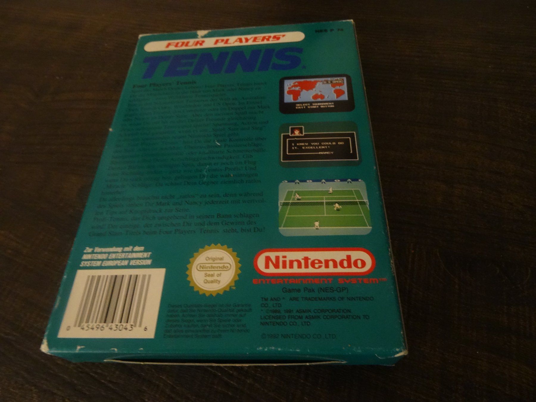 Nintendo Giochi: Tennis Four Players NES OVP – Usato da Olten venduto da Disc-Ausverkauf 1