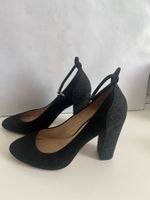 Elegante, schwarze Wildleder Pumps, ideal für den Winter!