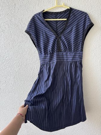 Vintage Damen Kleid gestreift Grösse S/M