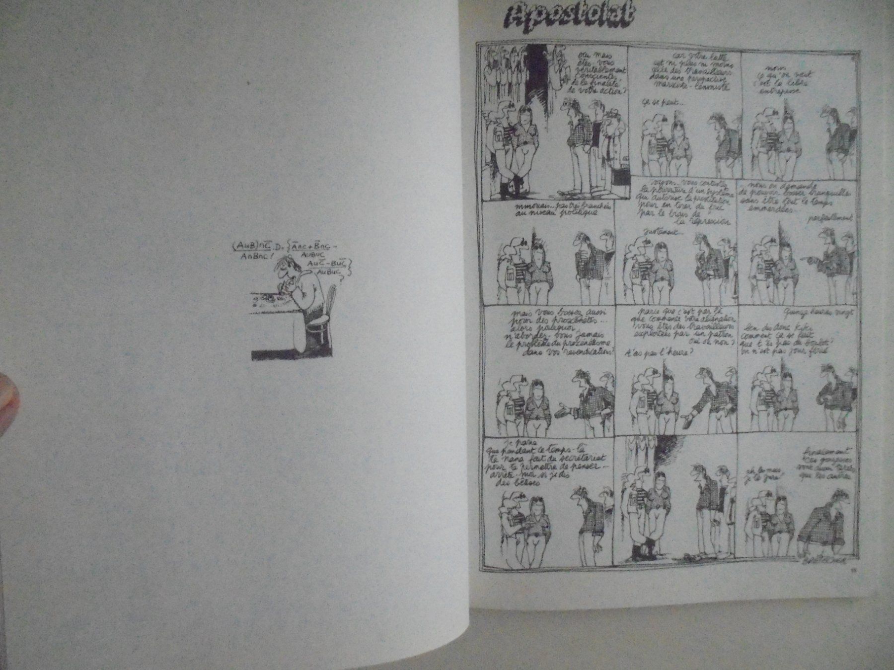 Fumetti: " Les frustrés 2 " Claire Bretecher. BD noir/blanc TTBE – Usato da Eclépens venduto da Consuelo 4