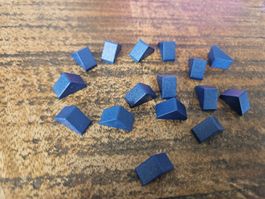 lego 3044c lot de 16 pièces Dark Blue Slope 45 2 x 1 Double