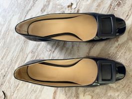 Navyboot Pumps blau Lackleder Grösse 38.5 guter Zustand