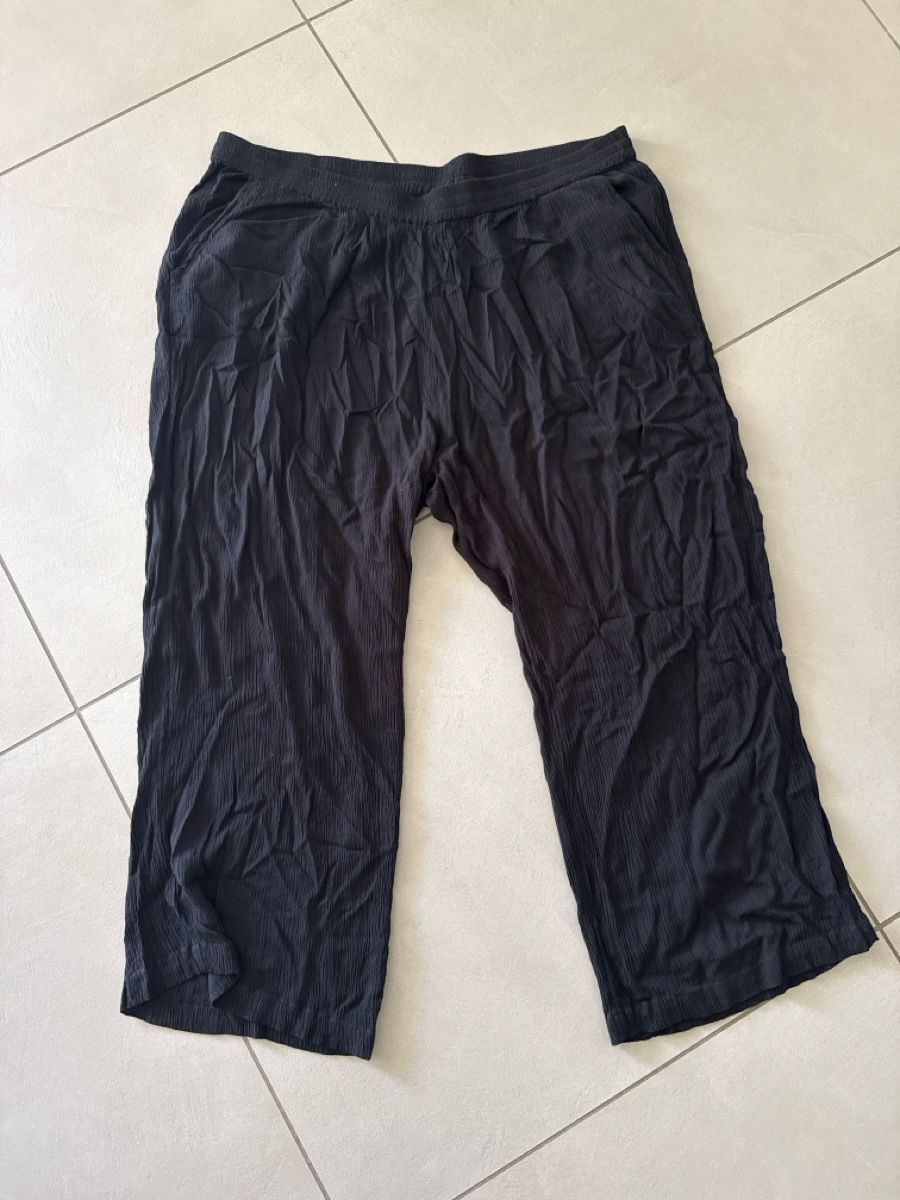 Hosen: Damen Hose schwarz Grösse 48 Kaffe curve  – Gebraucht aus Pfaffhausen von Beli94