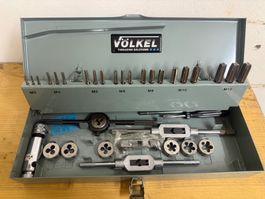 Völkel Handgewindebohrer + Schneideisen Satz M 3 – M 12