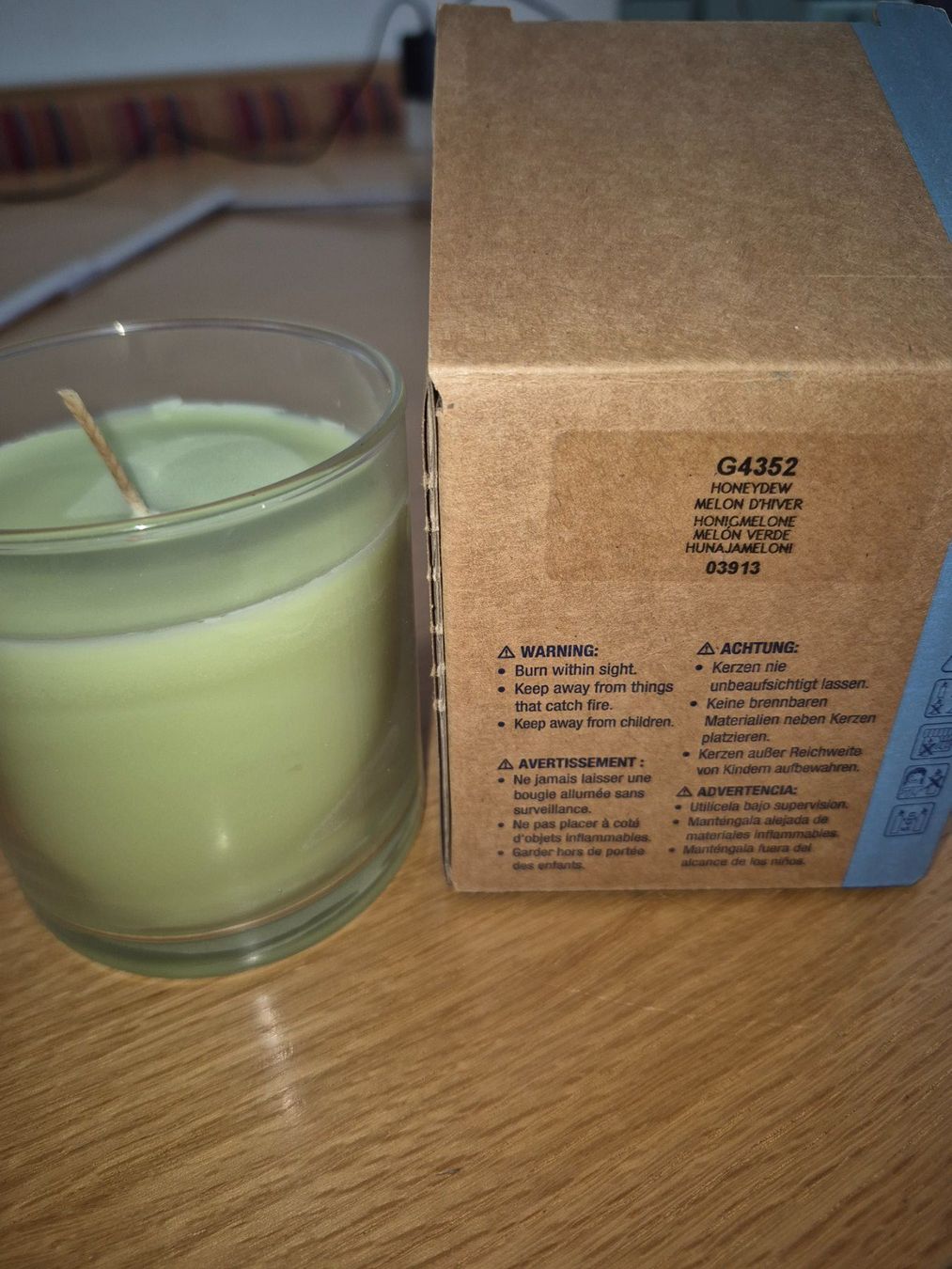 Partylite Candele: Partylite Duftwachsglas Honigmelone – Nuovo (secondo la descrizione) da Buttikon SZ venduto da sefa02 1