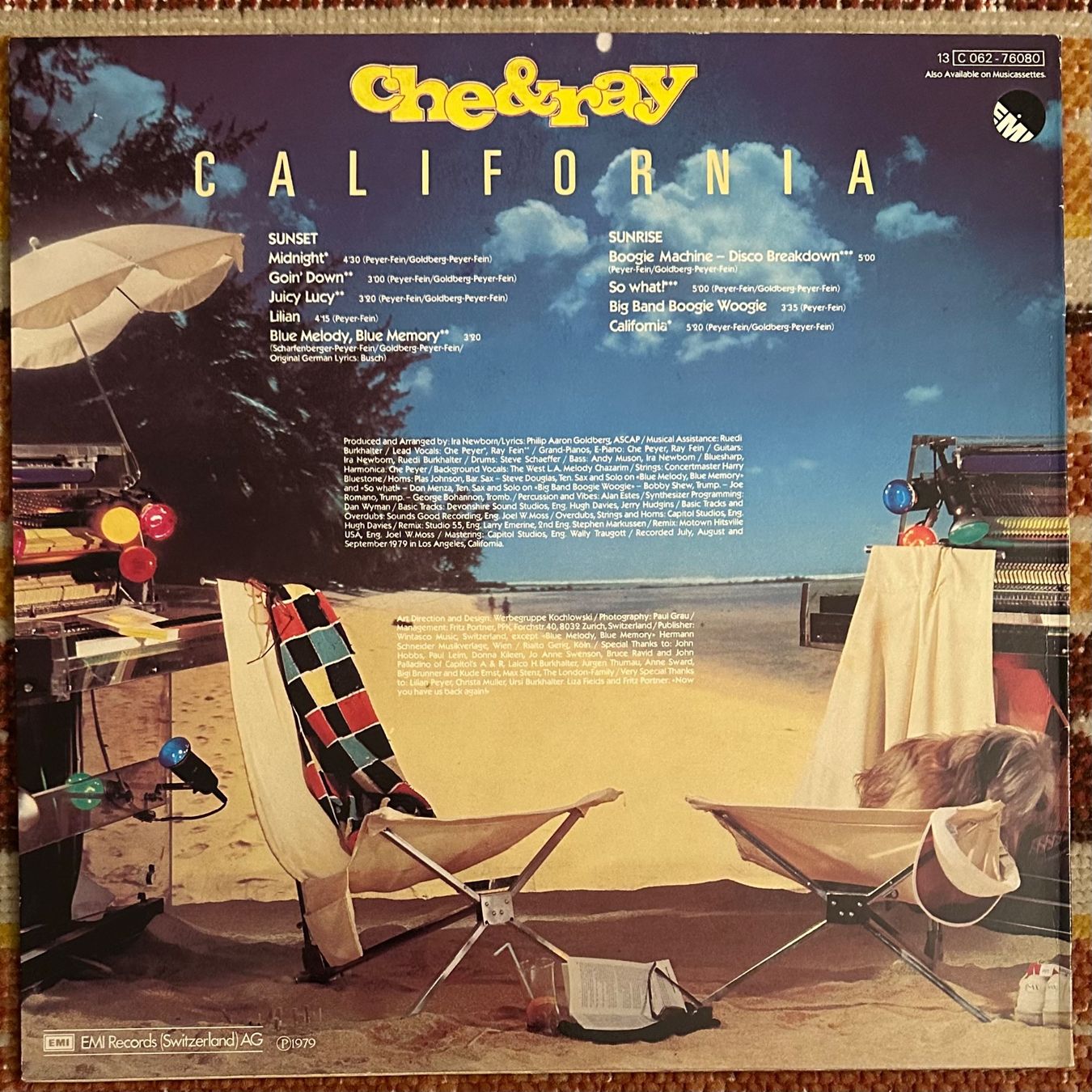 Dischi in vinile: LP - Che & Ray – California – Usato da Breganzona venduto da Onairda75 1