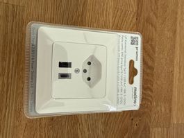 Presa USB a muro Priamos Modino,nuova,in scatola originale