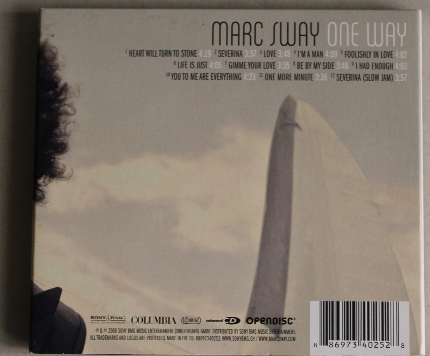 CD: Marc Sway / One way – Usato da Worblaufen venduto da Cookie23 2