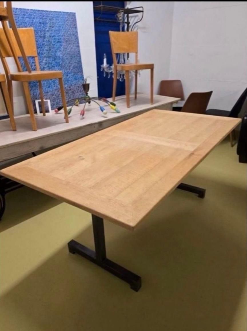 Tavoli: Esstisch, Beizentisch in massivem Eichenholz, mit Stahlfüsse – Usato da Wohlen AG venduto da Ralf2000 2