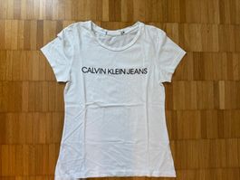 Weisses Calvin Klein Jeans T-Shirt, S,  Top Zustand!