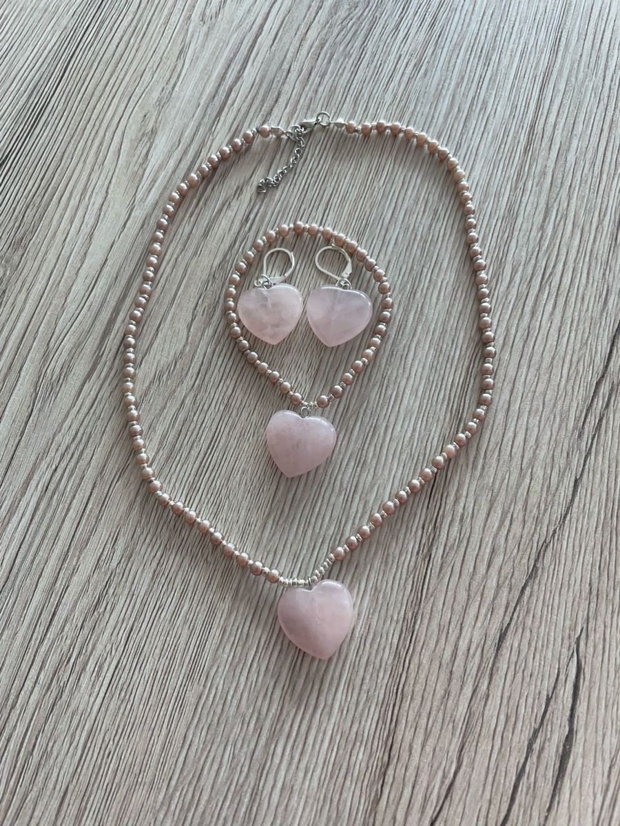 Sonstiger Schmuck: Schmuckset mit Herz neu und handmade – Neu (gemäss Beschreibung) aus Dietikon von Apel 1