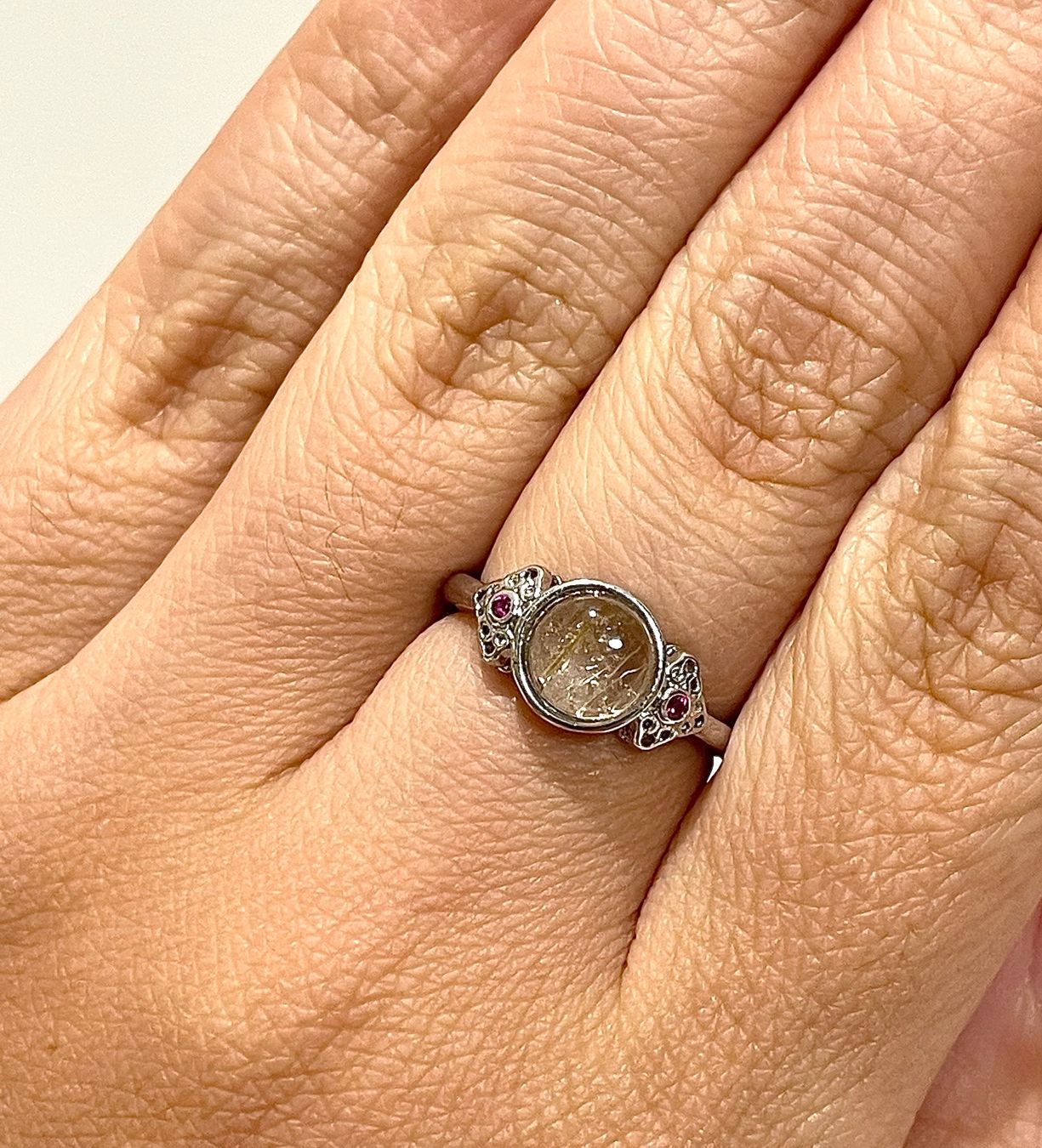Bagues: Hochtransparenter Goldrutilquarz-Ring. – Neuf avec emballage d'origine à Schiers par sisikristall