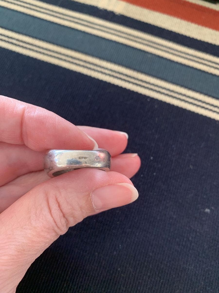 Saint Laurent Anelli: vintage silver ring YSL, size 53-54, original – Usato da Lausanne venduto da oyu_hgg5 4