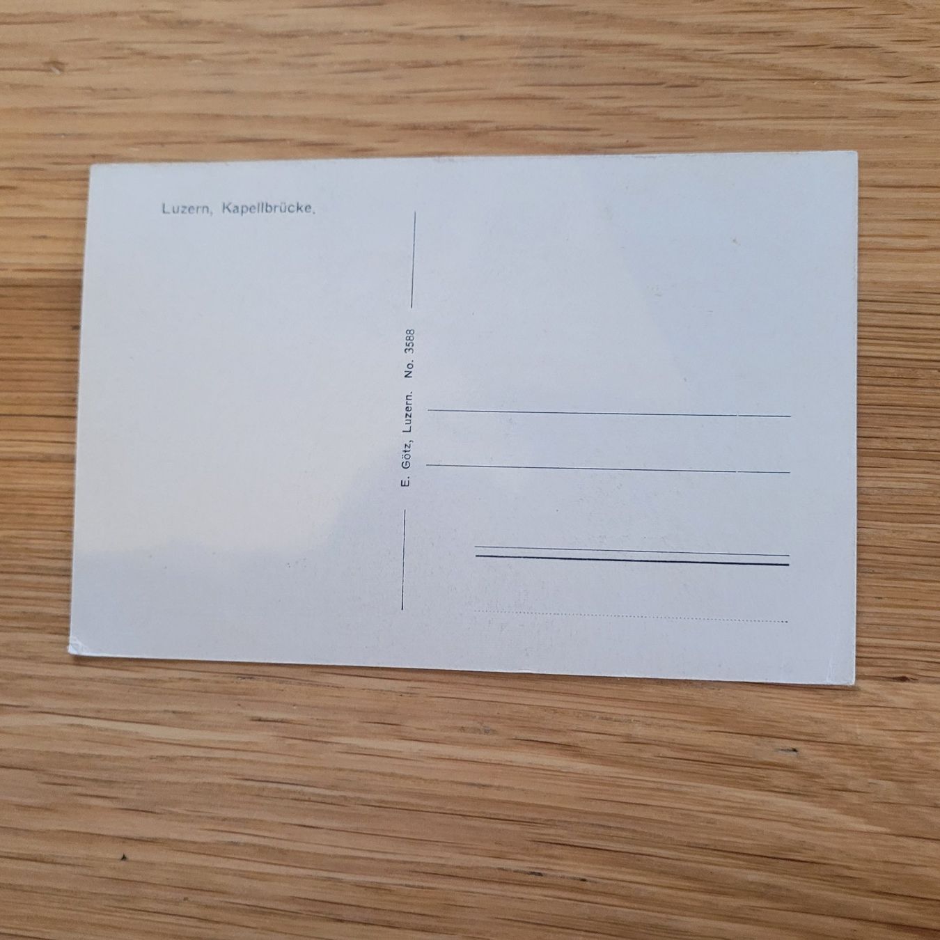 Cartoline postali: Carte Postale Luzern – Usato da Biel/Bienne venduto da Destockweb 1