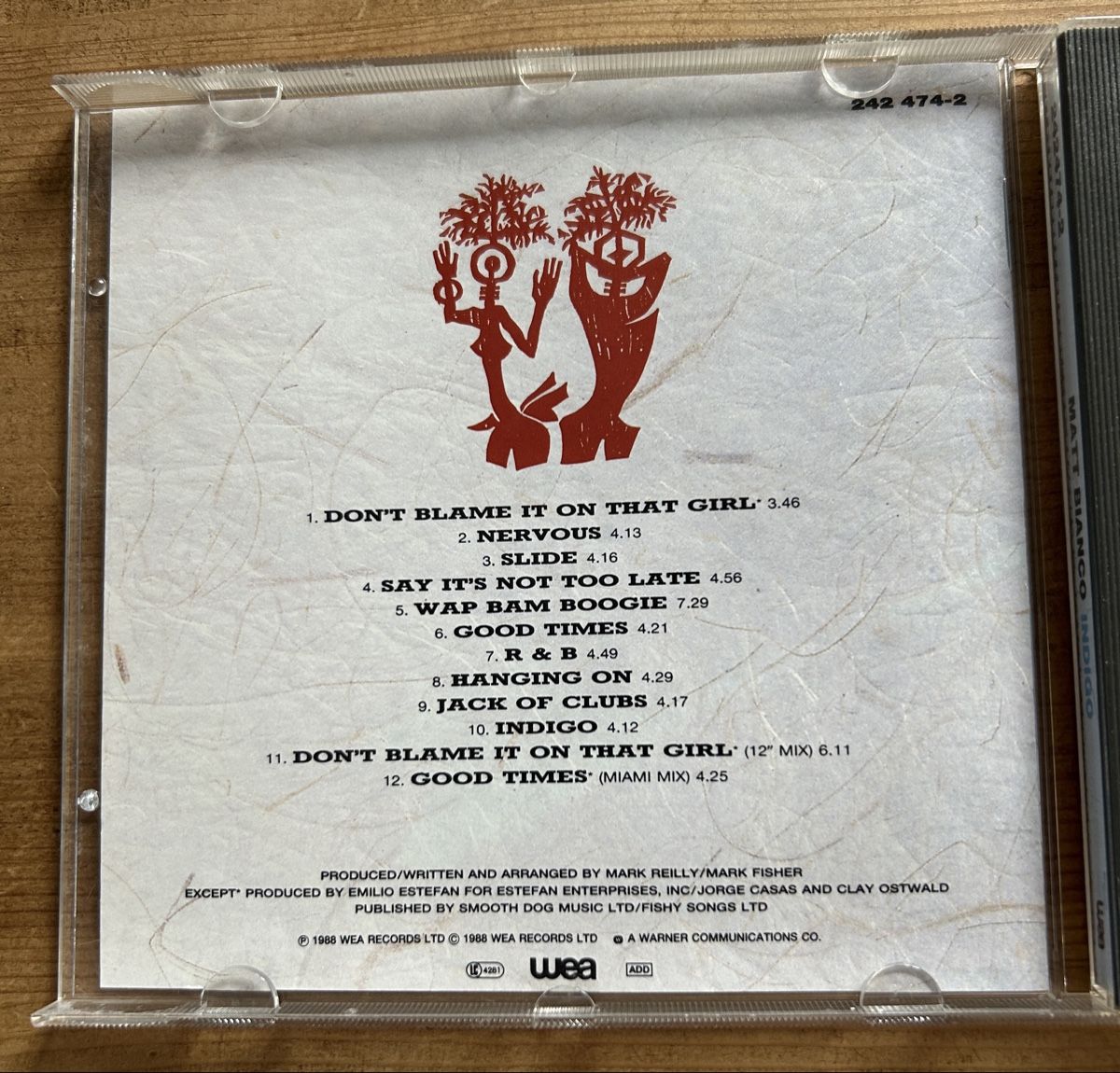 CDs: CD Matt Bianco Indigo – Gebraucht aus Brislach von gre_t5pb 2