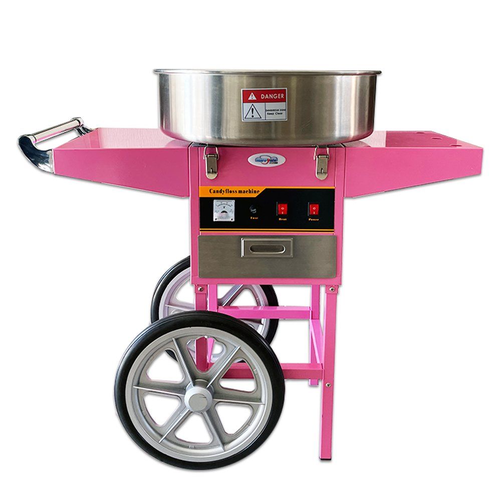 Elettrodomestici da cucina: ZUCKERWATTE MASCHINE MIT WAGEN – Nuovo e nell'imballaggio originale da Tesserete venduto da Happyair-Schweiz