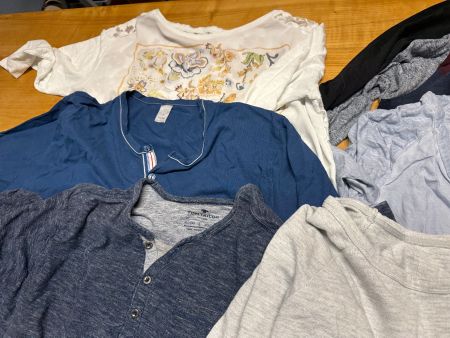 6 Oberteile (halblang/lang) Gr. M/L