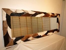 Spiegel ROMANTEAKA Ziegenfell 80 x 220