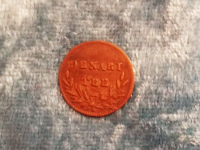 Tutti le monete: Moneta cantonale TICINO Denari 3    1835 – Usato da Gordola venduto da ale_5wbc 6