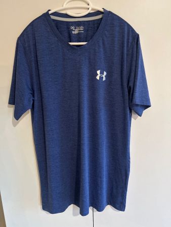 Herr Shirt jeansblau von Under Armour Gr. XL