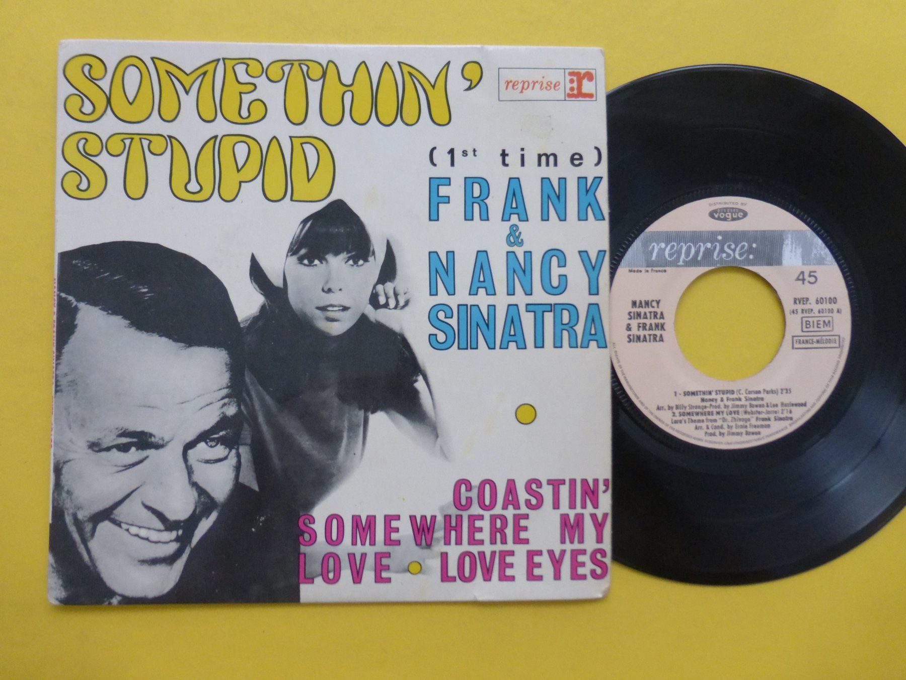 Dischi in vinile: Frank & Nancy Sinatra – Somethin' Stupid – Usato da Zürich venduto da Swiss57