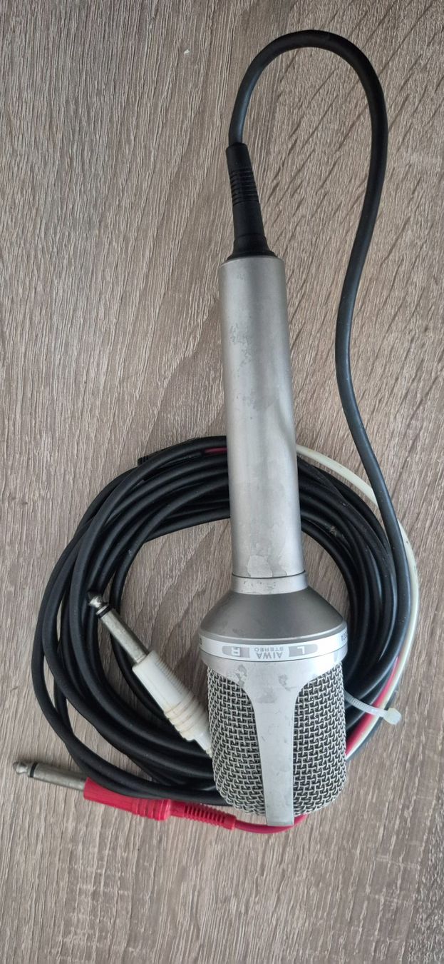 Microfoni: Aiwa Stereo Mikrofon – Usato da Lyss venduto da Delta-1