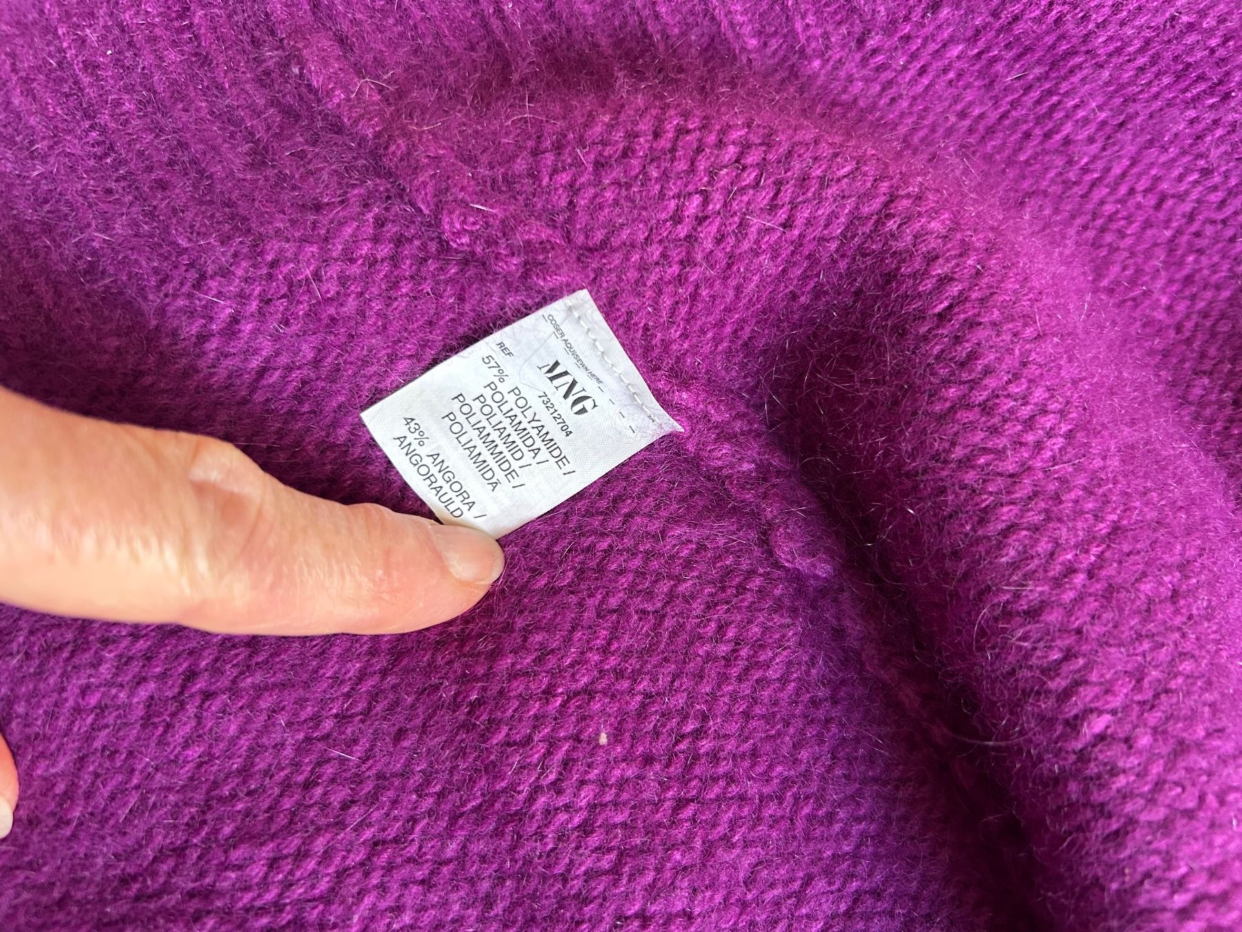 Mango Giacche: Jäckchen, violett, mit Angora – Usato da Lupsingen venduto da Mar_nm9j 6