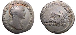 Trajan denier 112-113 / Ex Hirsch 2021