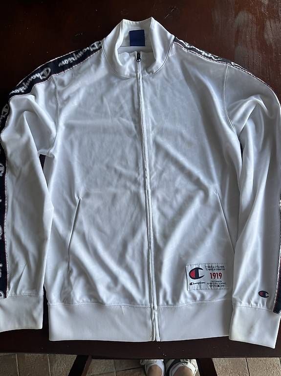 Vestes: Champion Track Jacket bianca full zip – D'occasion à Porza par bia_lvz2 1
