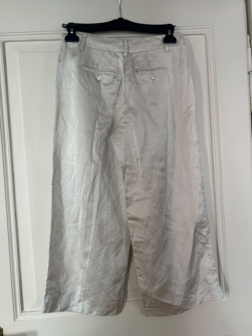 Pantalons: max mara shiny linen pants – D'occasion à basel par wastedworld 6