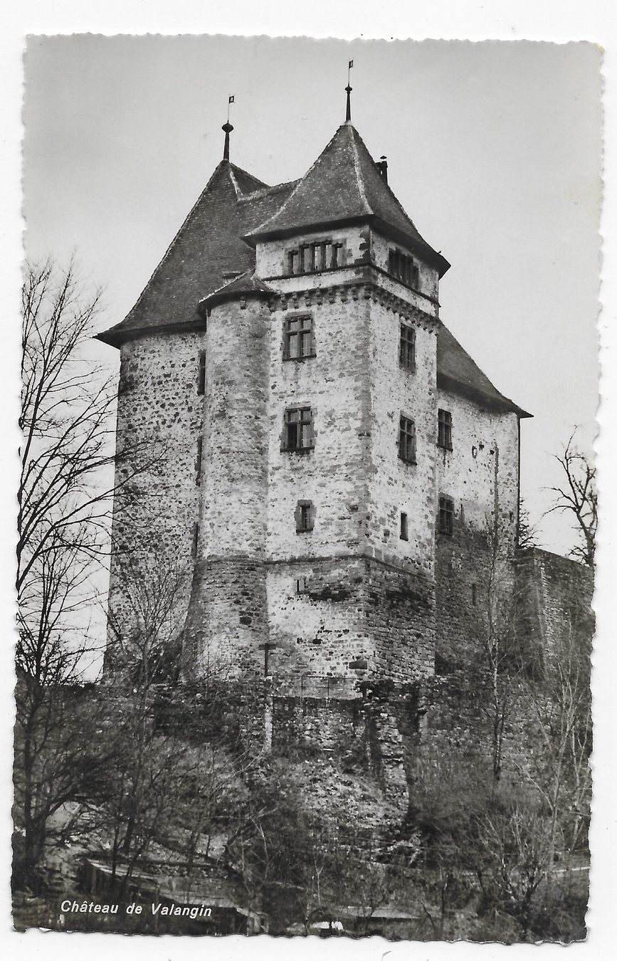 Cartoline postali: Chateu de Valangin – Usato da Hefenhofen venduto da Richsalz