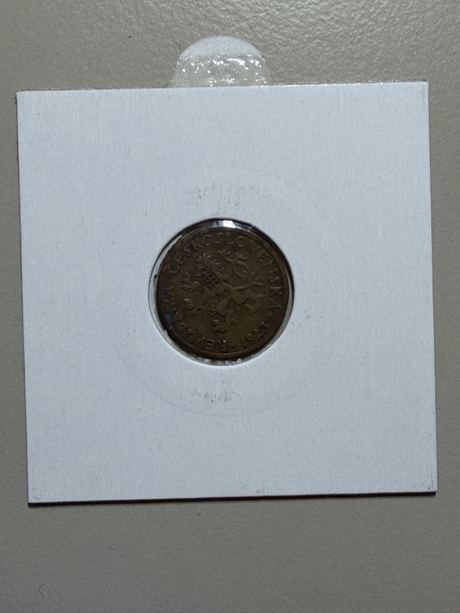 Tutti le monete: Tchécoslovaquie - 5 haleru - 1923  – Usato da Payerne venduto da Mike1682 1
