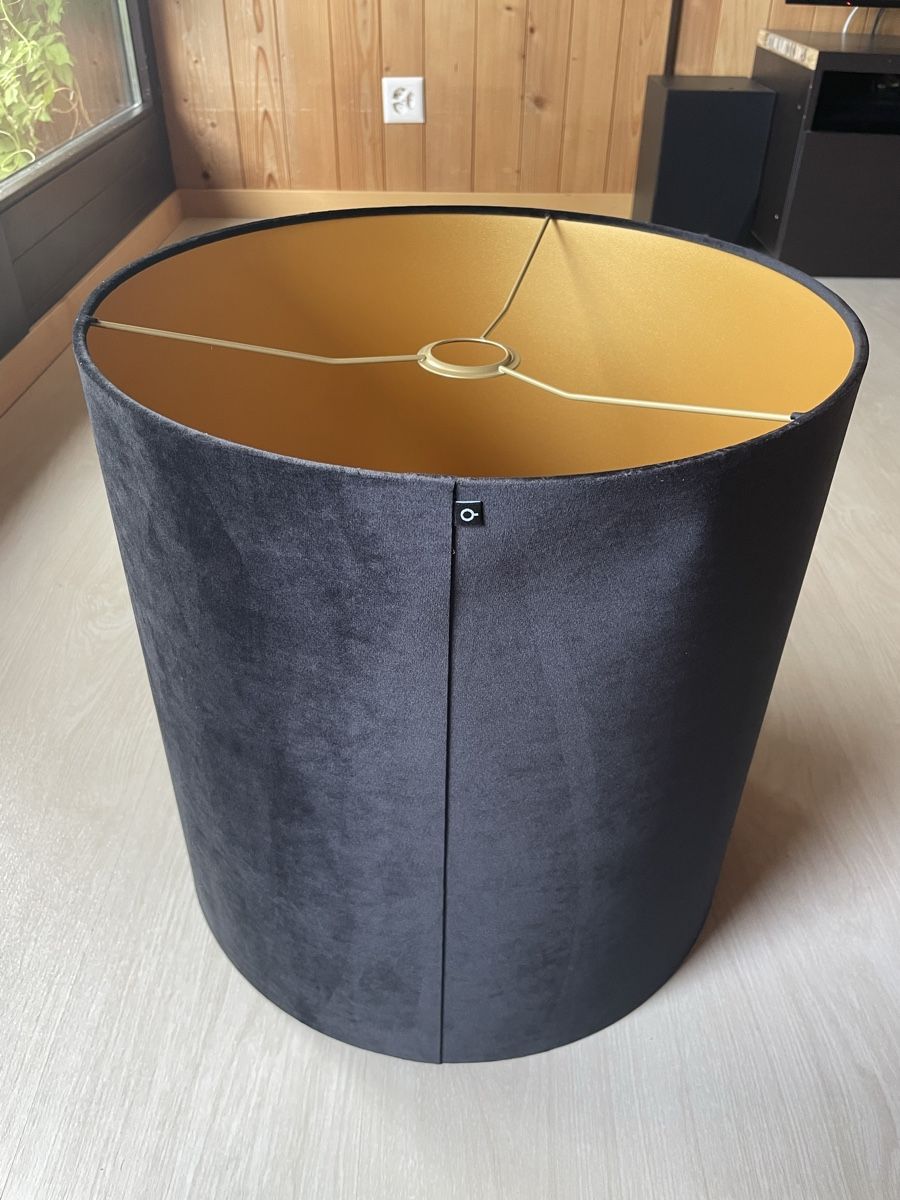 Lampenschirme: Samt Lampenschirm  – Neu und originalverpackt aus Alten von kat7b