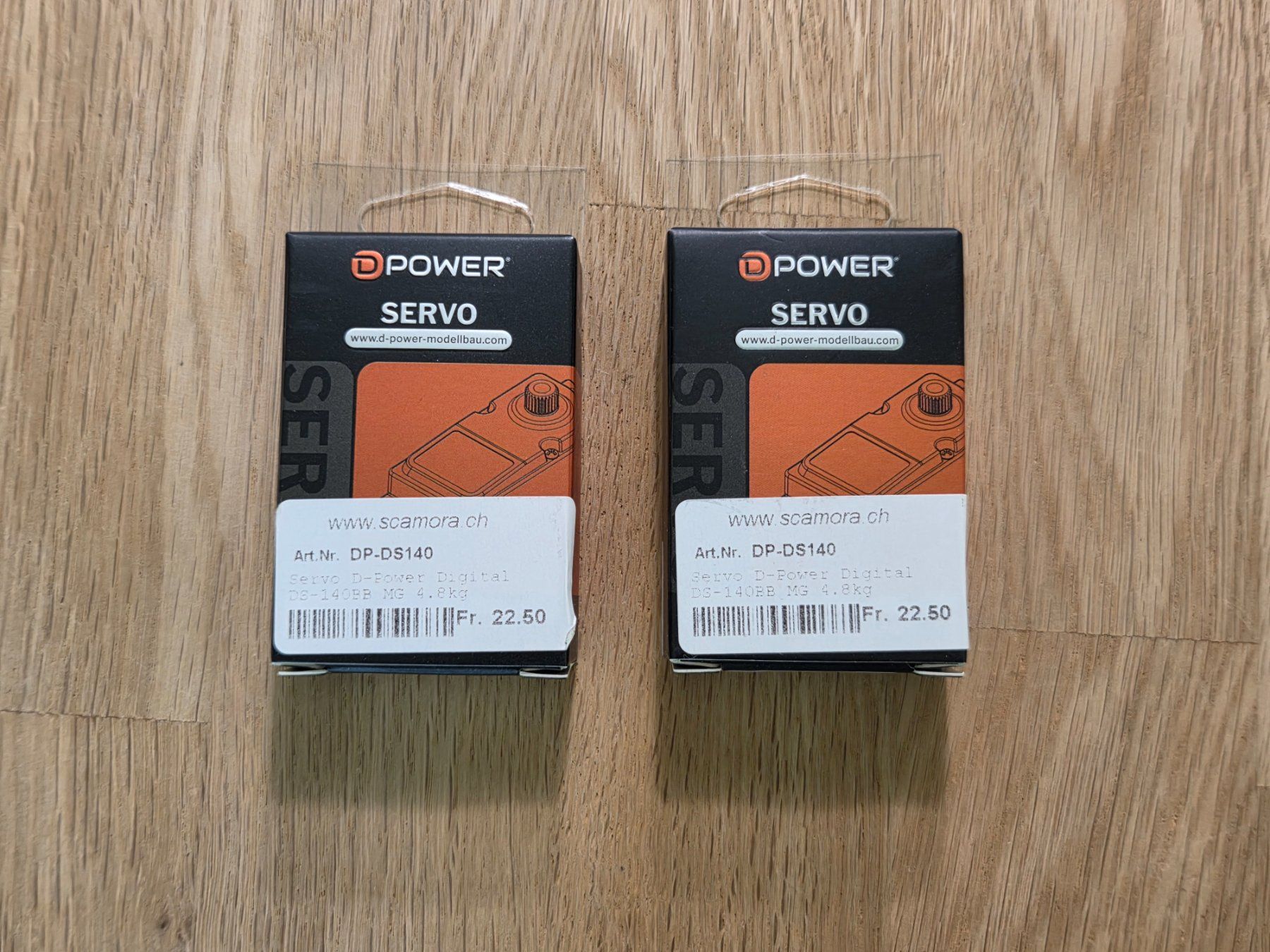 RC Modellbau: D-Power DS-140BB MG Digital Servo Micro - 2 Stück – Neu und originalverpackt aus Rotkreuz von vabu33