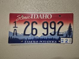 US-Kontrollschild Idaho