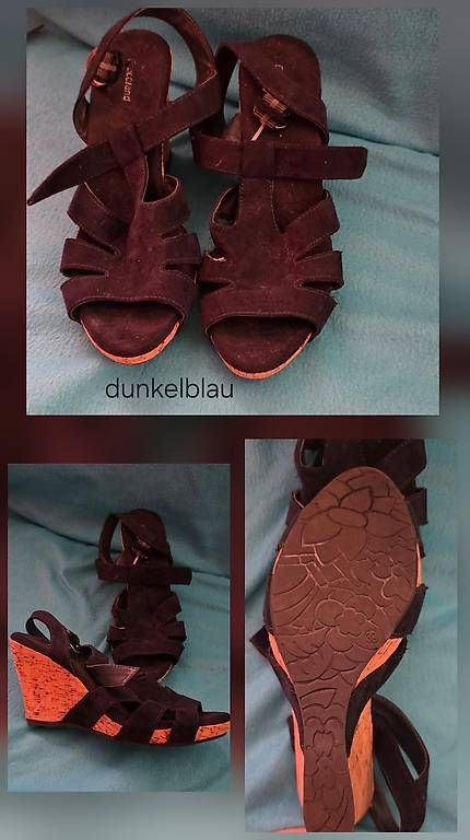 Damenschuhe: Blockabsatz Sandalen, gebrauchte und neue, 39 – Gebraucht aus St. Gallen von reb_955g 3