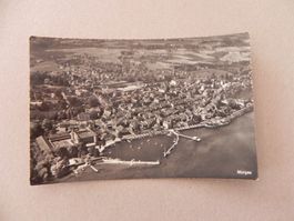 Carte Karte Morges VD Vue Flug 1957