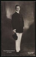 Foto-AK Hugo Erfurth: Prinz Friedrich Ch